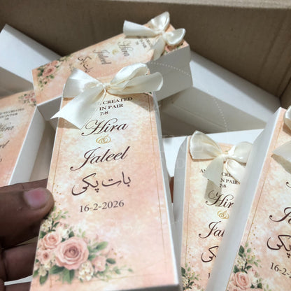 BB 002 — Personalized Baat Pakki Box Wedding Favor