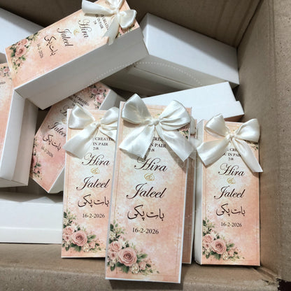 BB 002 — Personalized Baat Pakki Box Wedding Favor