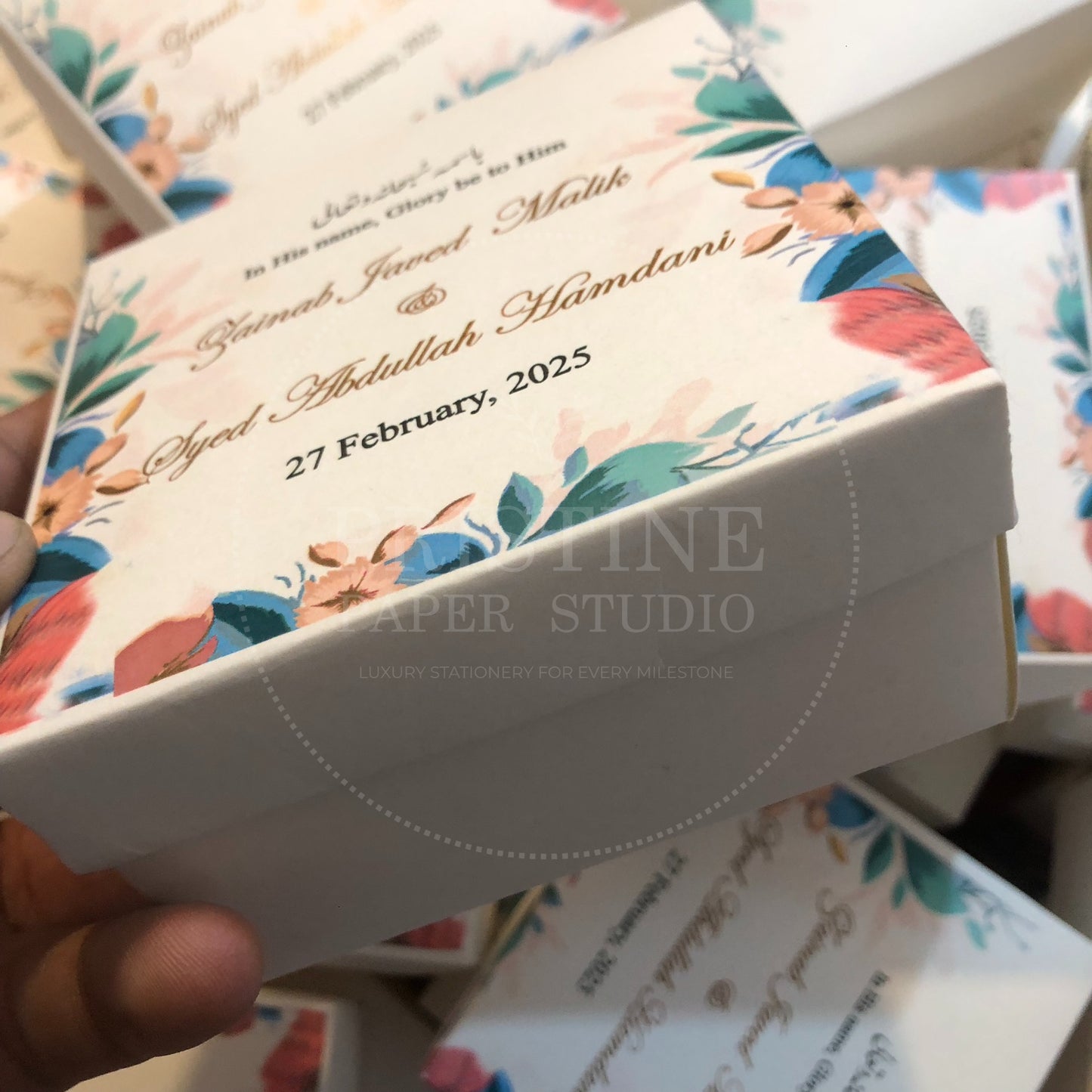 BB 018 — Beautiful Personalized Nikkah Bid Box