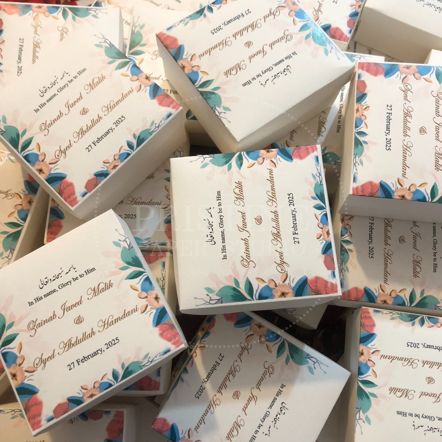 BB 018 — Beautiful Personalized Nikkah Bid Box