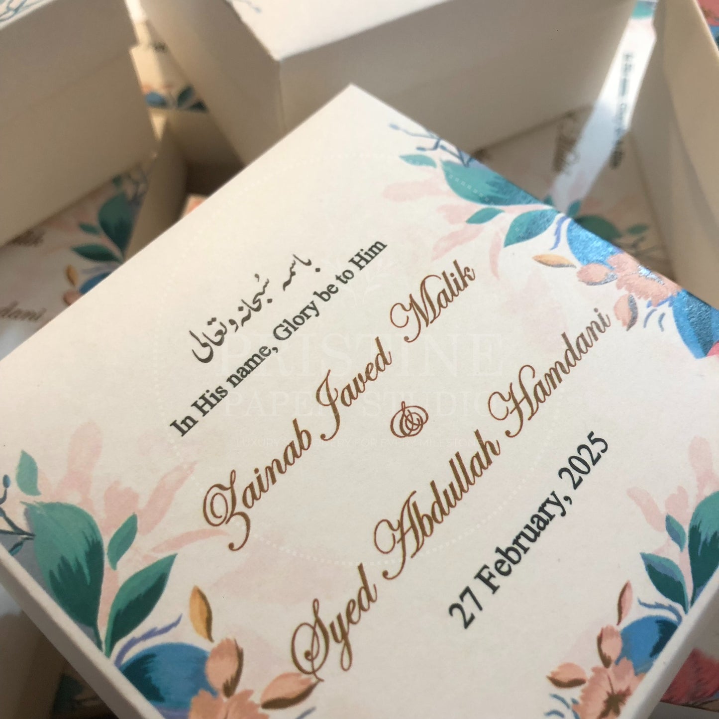 BB 018 — Beautiful Personalized Nikkah Bid Box