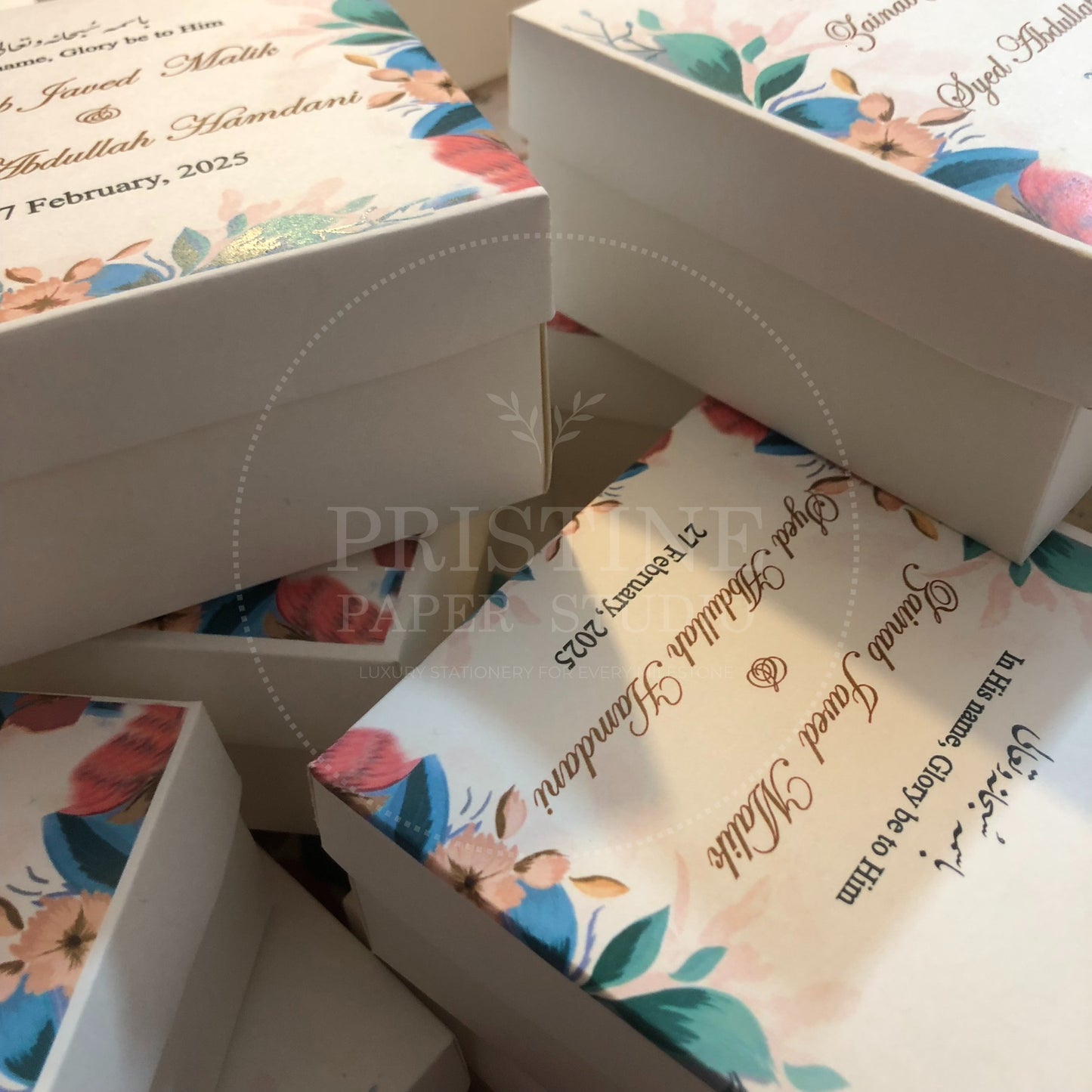 BB 018 — Beautiful Personalized Nikkah Bid Box