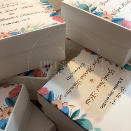 BB 018 — Beautiful Personalized Nikkah Bid Box