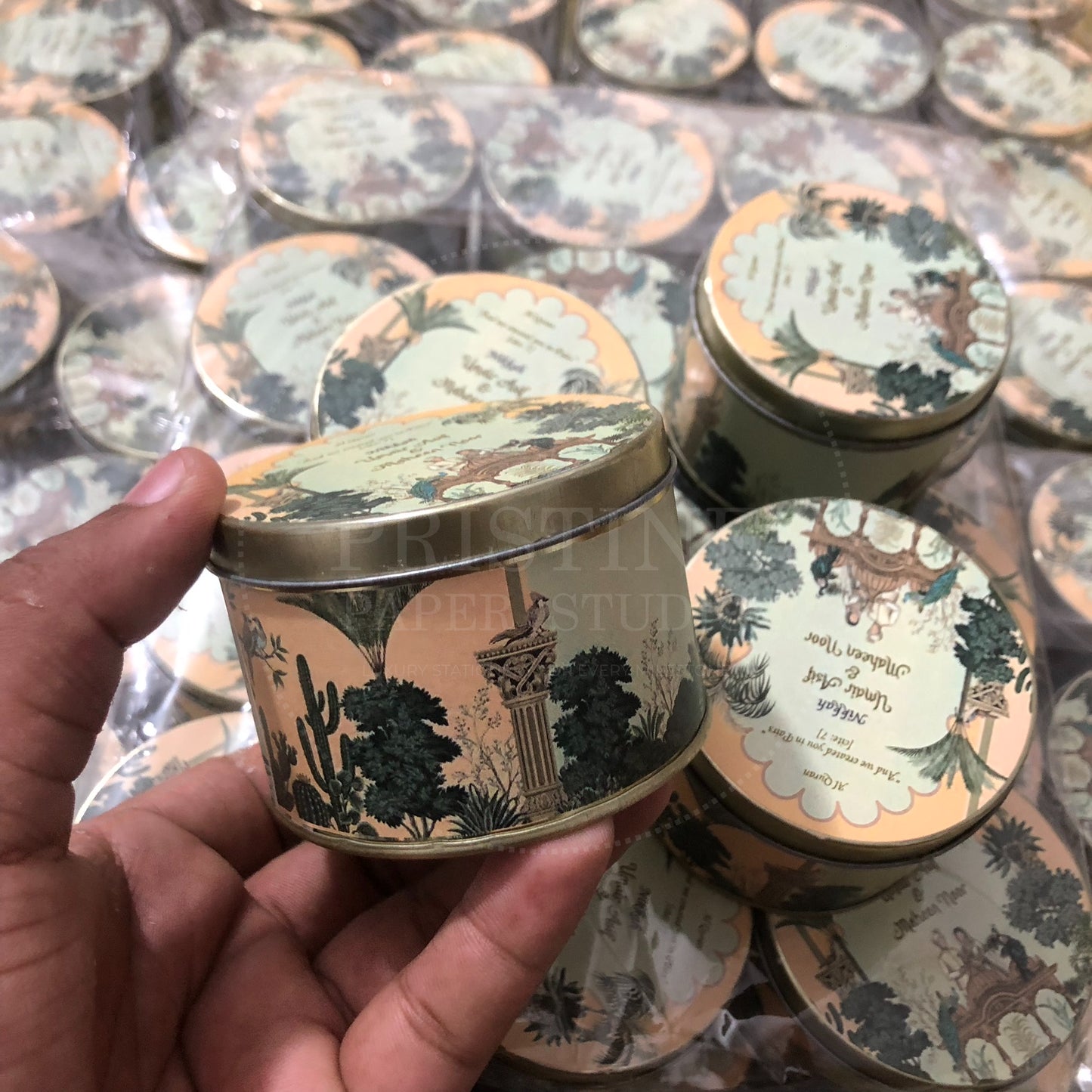 Stylish Nikah Tin Box for Wedding Favors – TFB 026