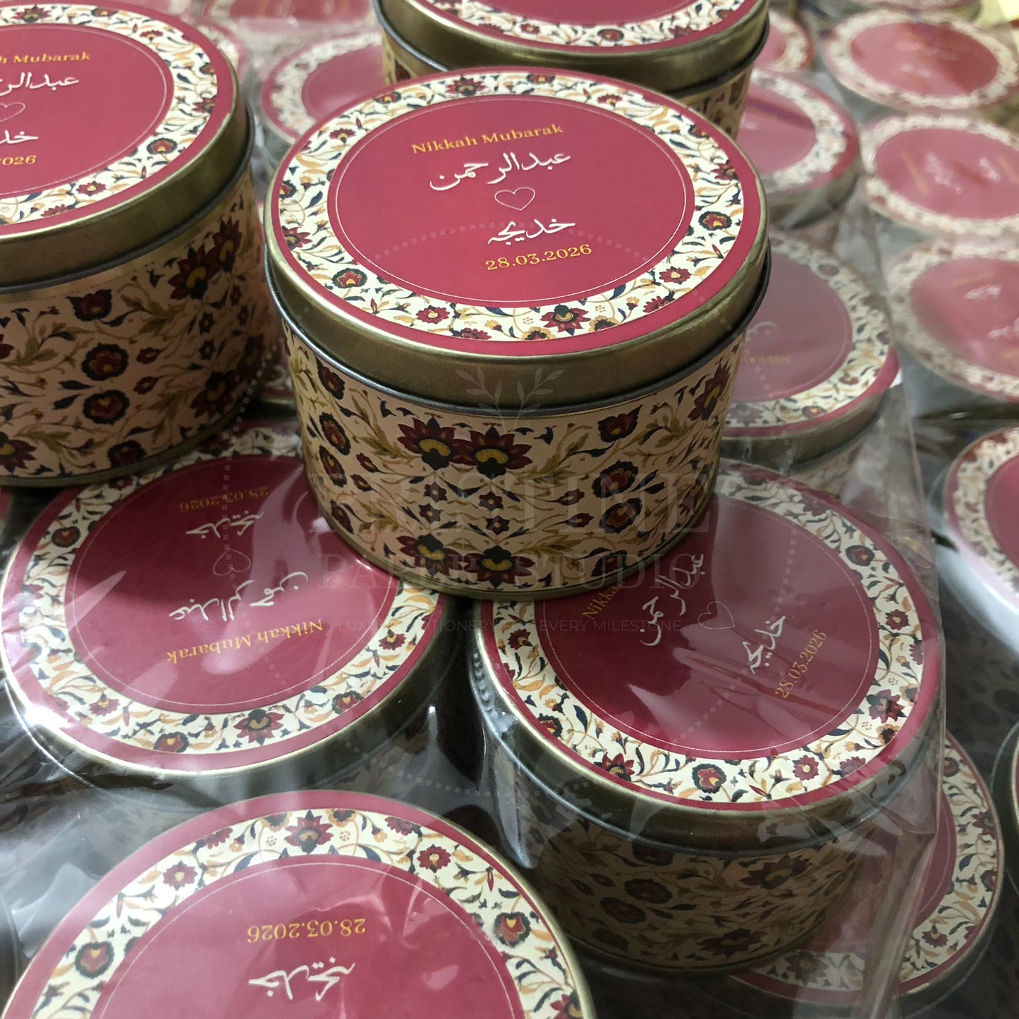Decorative Nikah Bid Tin Box – TFB 027