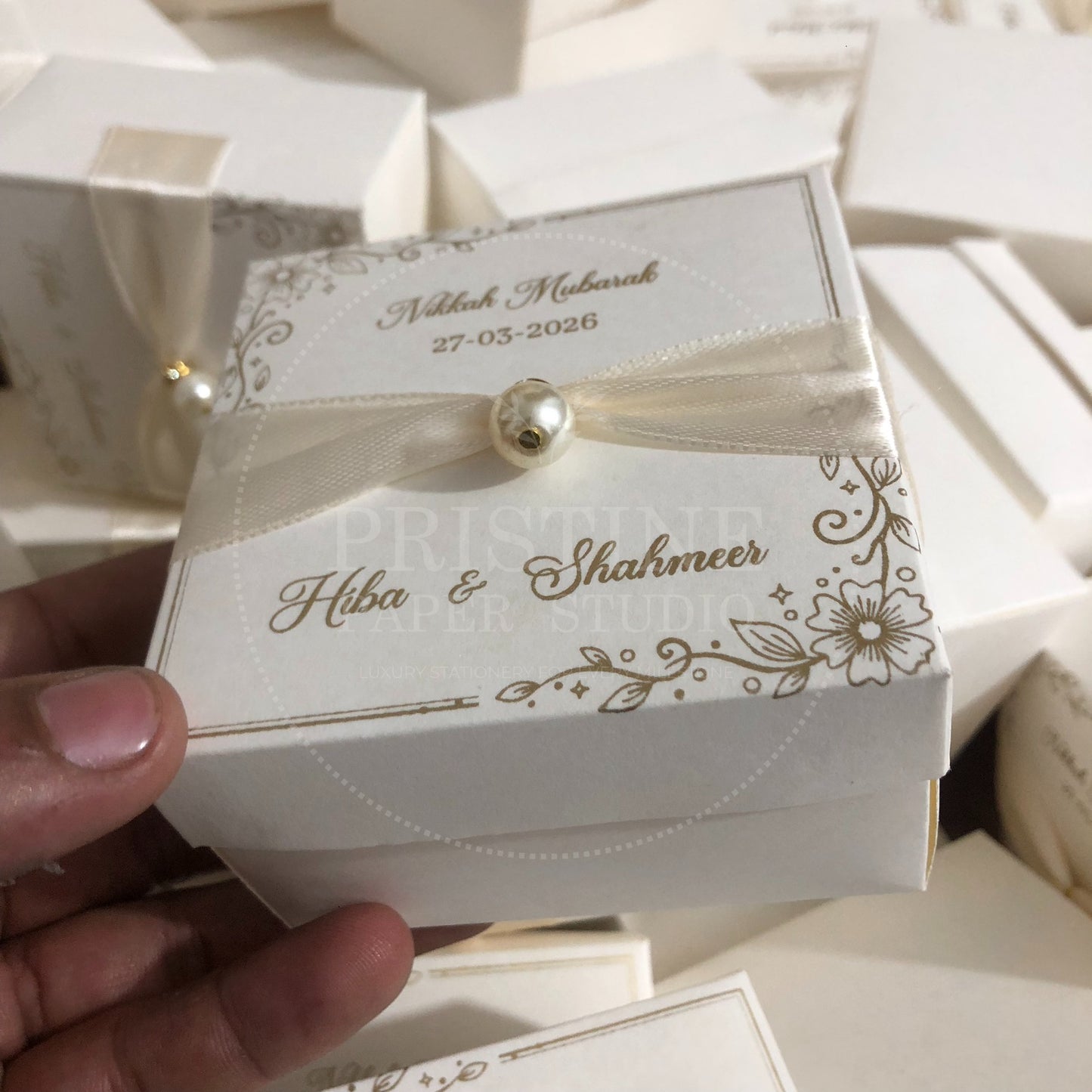BB 004 — Beautiful Nikkah Bid Box Wedding Favor