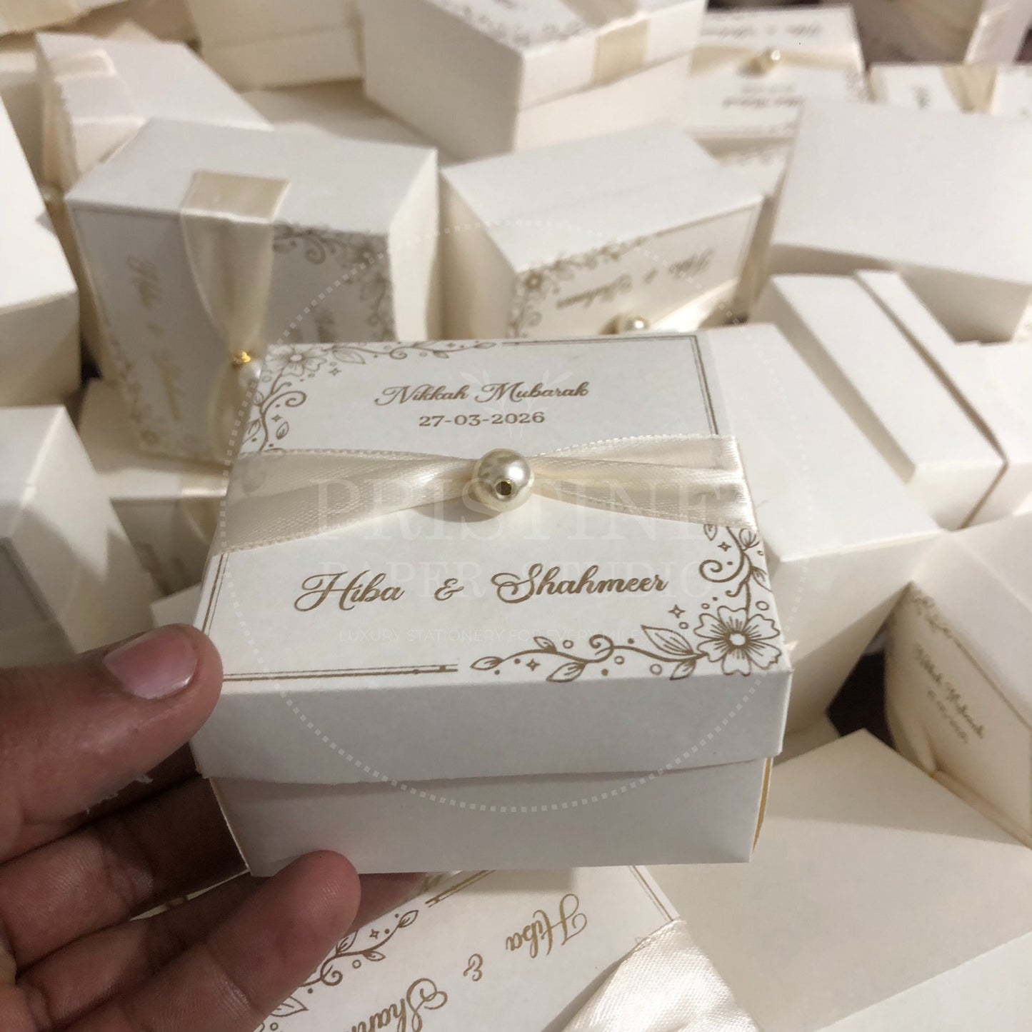BB 004 — Beautiful Nikkah Bid Box Wedding Favor