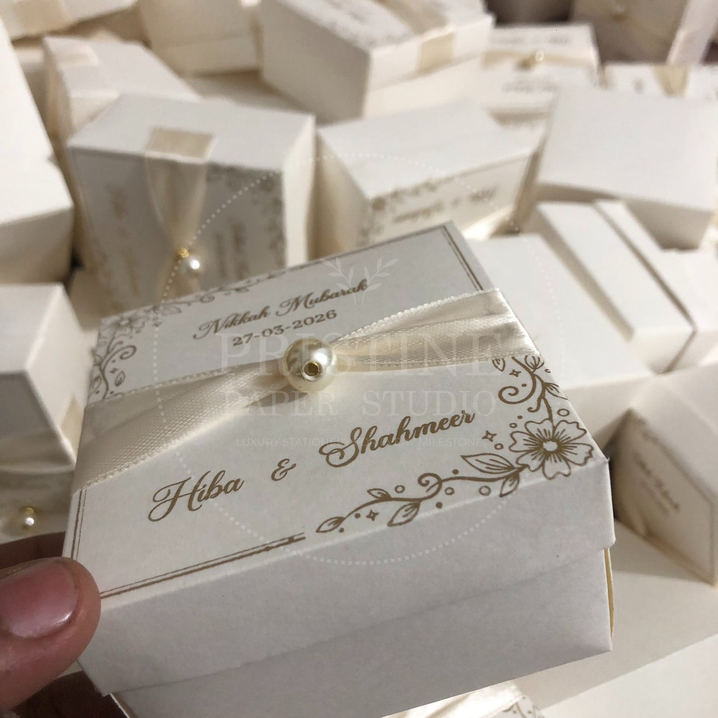 BB 004 — Beautiful Nikkah Bid Box Wedding Favor