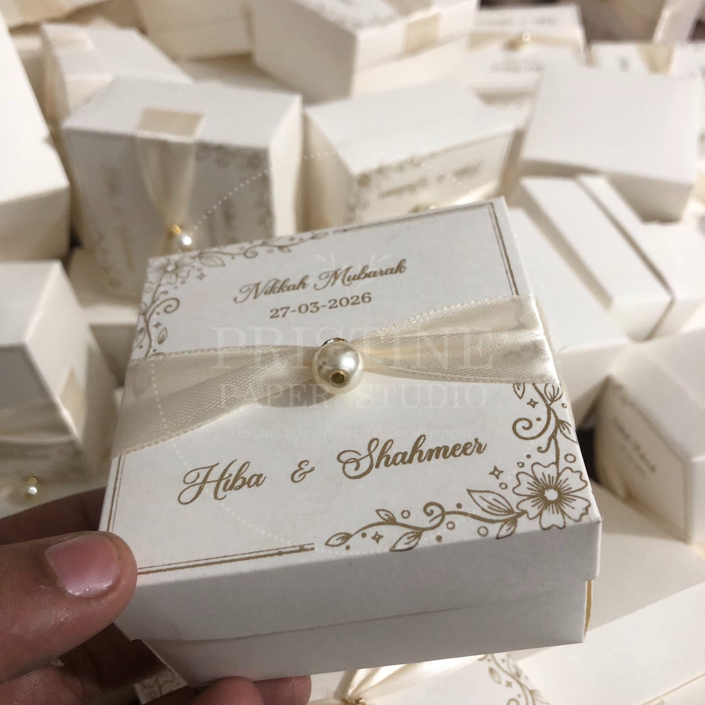 BB 004 — Beautiful Nikkah Bid Box Wedding Favor