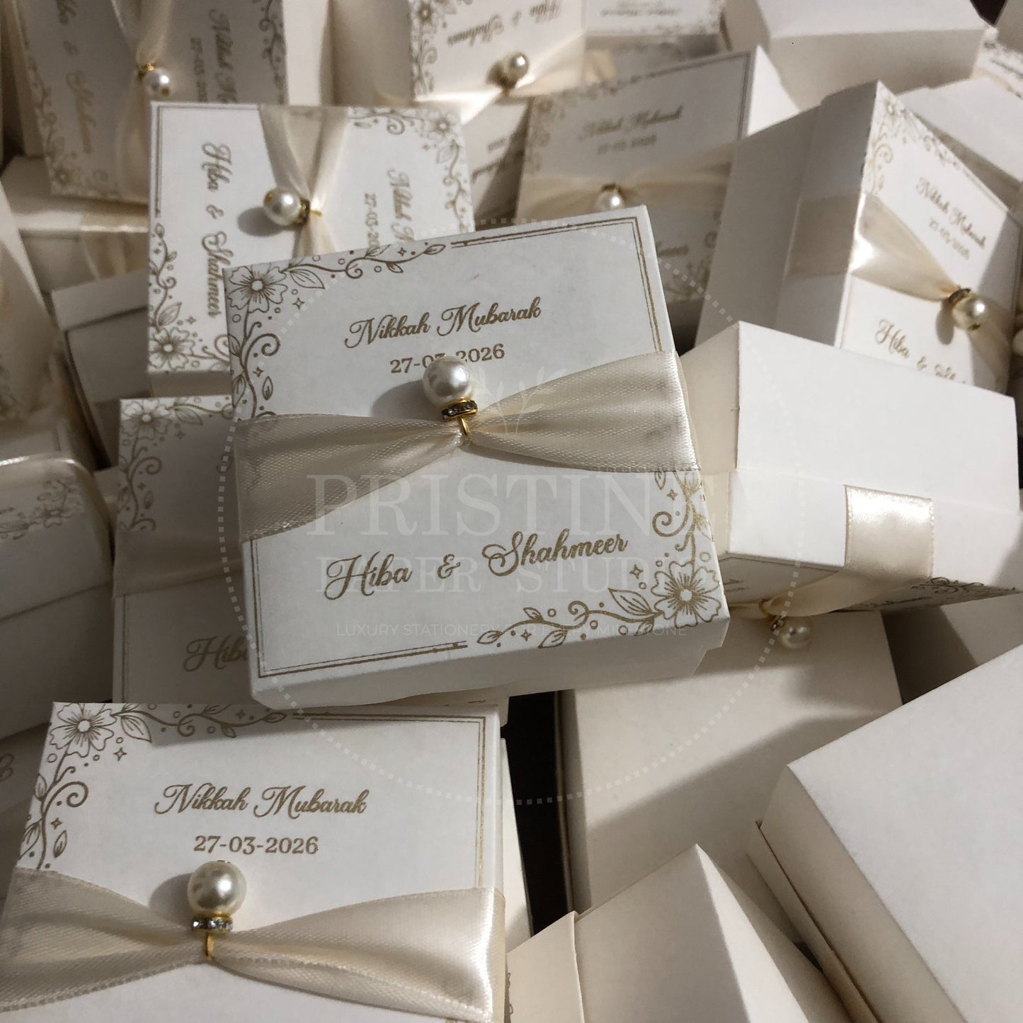 BB 004 — Beautiful Nikkah Bid Box Wedding Favor