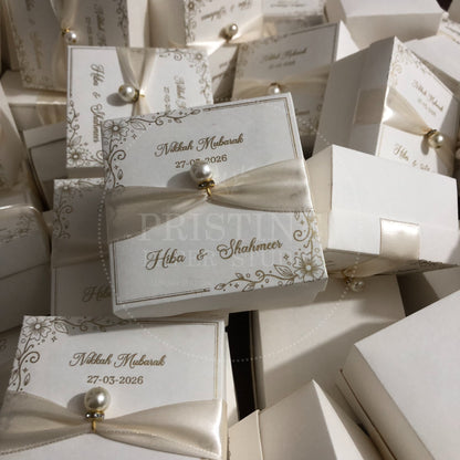 BB 004 — Beautiful Nikkah Bid Box Wedding Favor