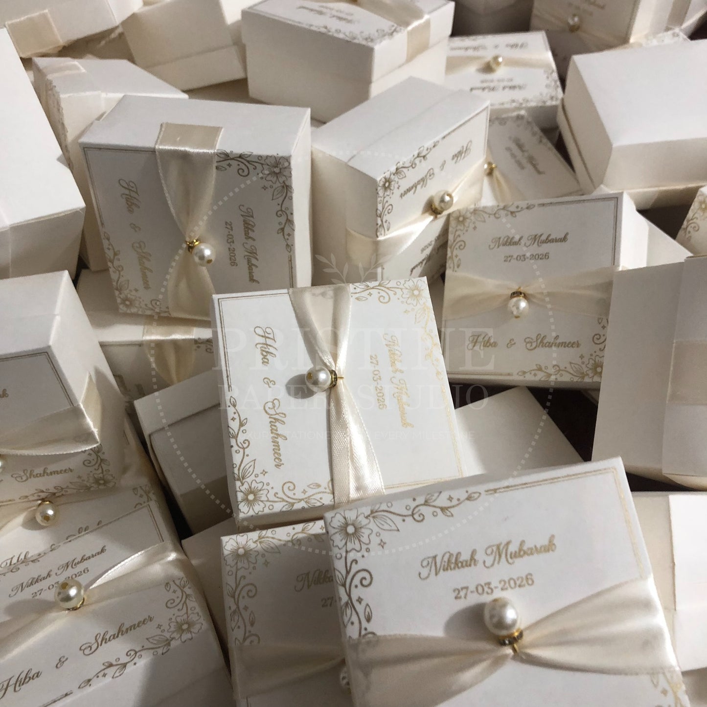 BB 004 — Beautiful Nikkah Bid Box Wedding Favor