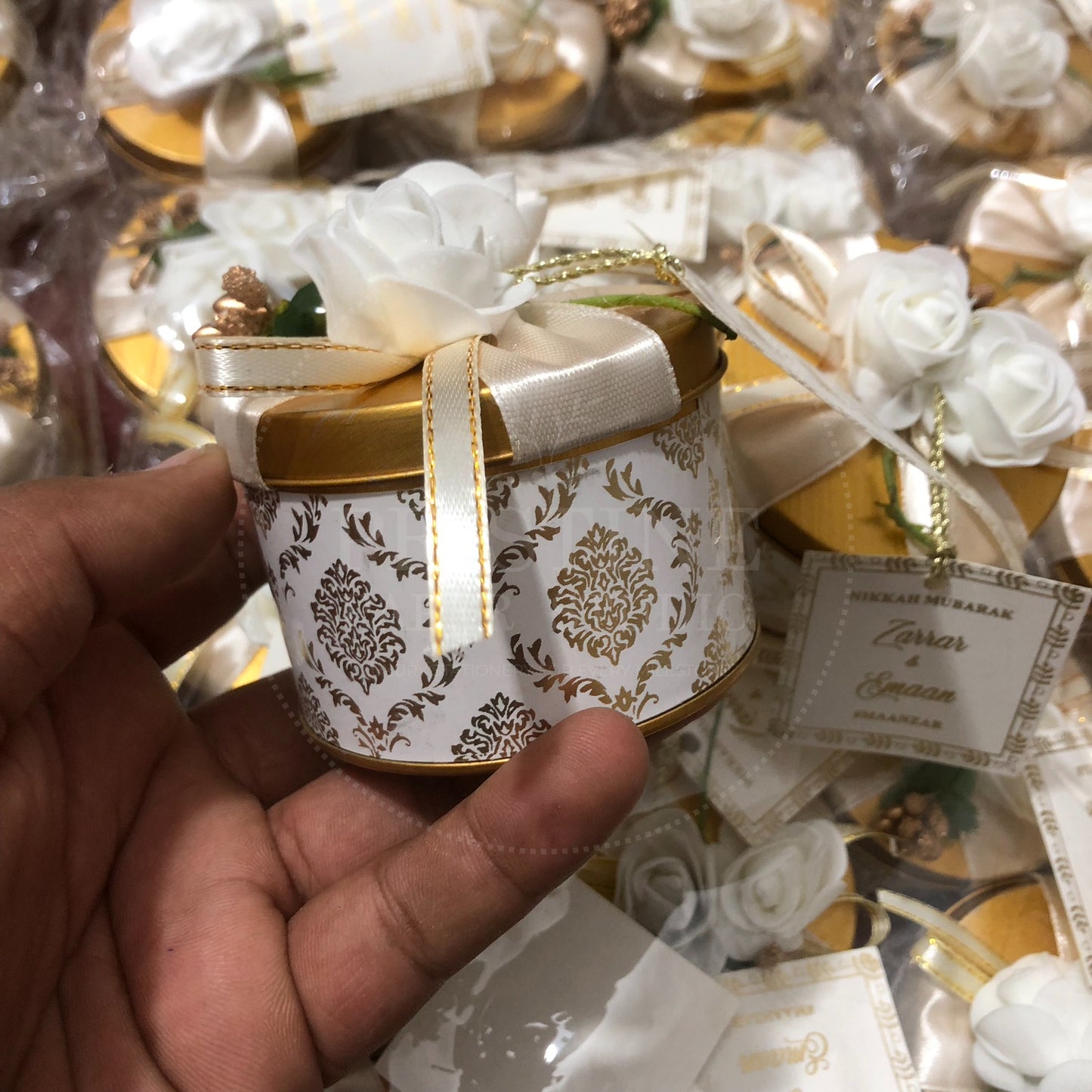 Luxury Nikkah Tin Box Wedding Favor – TFB 004
