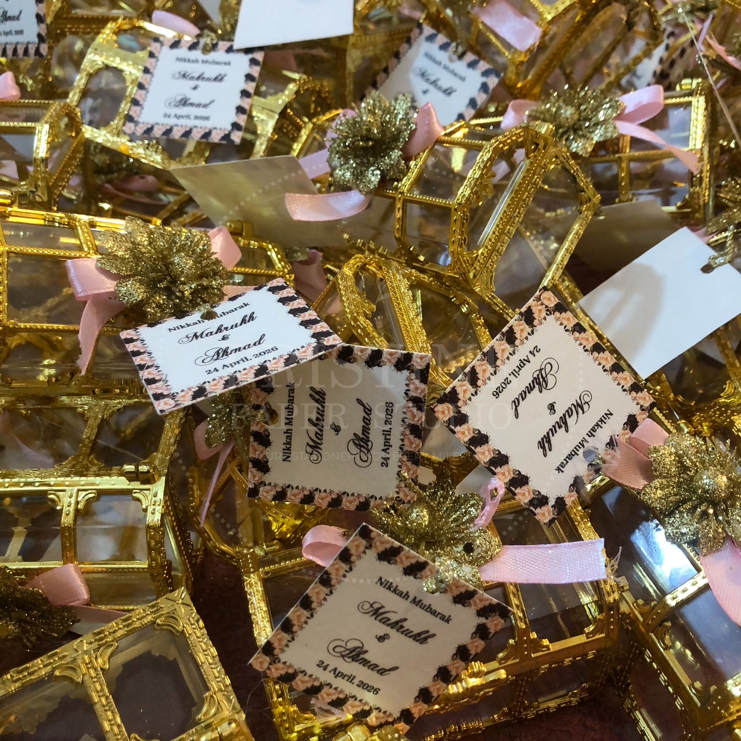 BB 006 — Luxury Nikkah Bid Box Wedding Favor