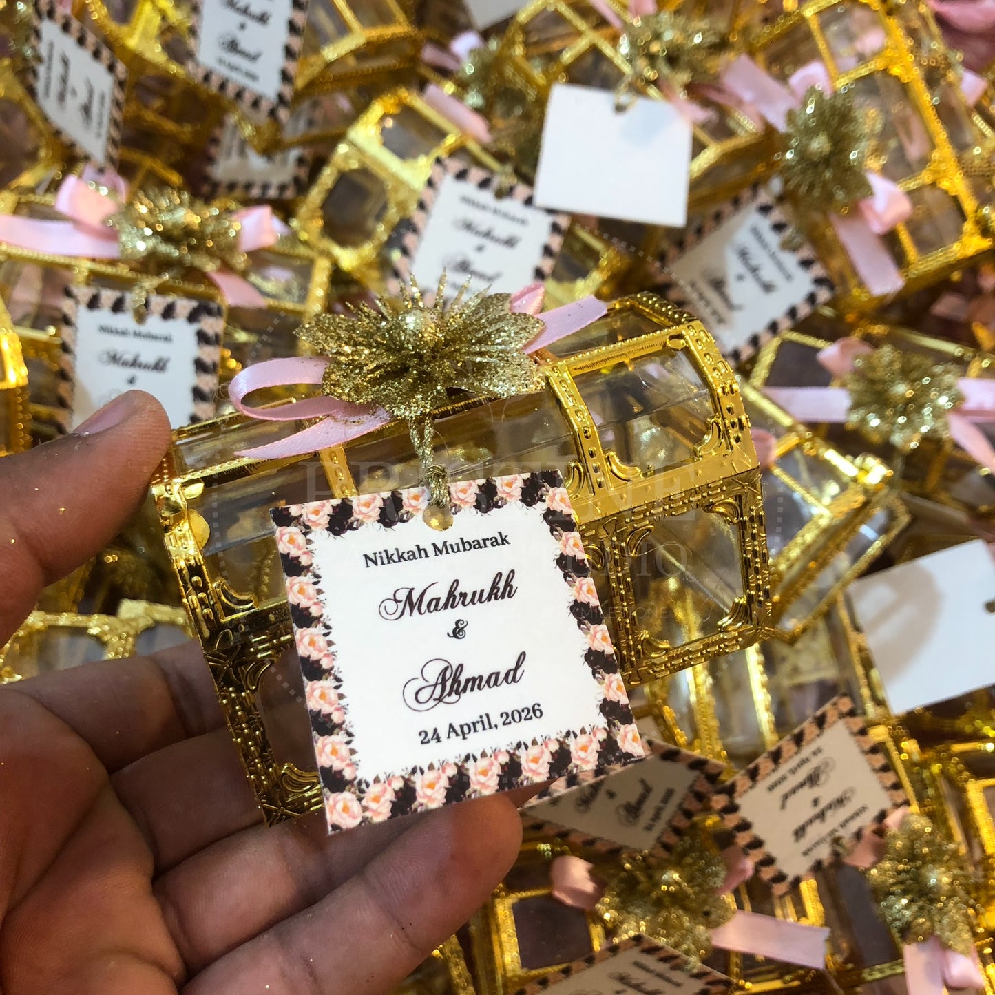 BB 006 — Luxury Nikkah Bid Box Wedding Favor