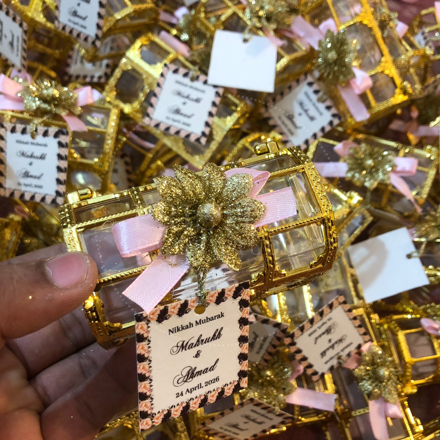 BB 006 — Luxury Nikkah Bid Box Wedding Favor