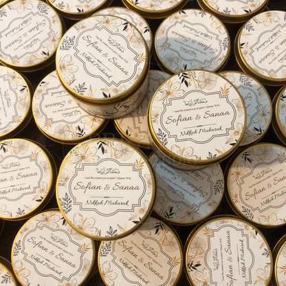 Personalized Nikkah Tin Box for Wedding – TFB 005