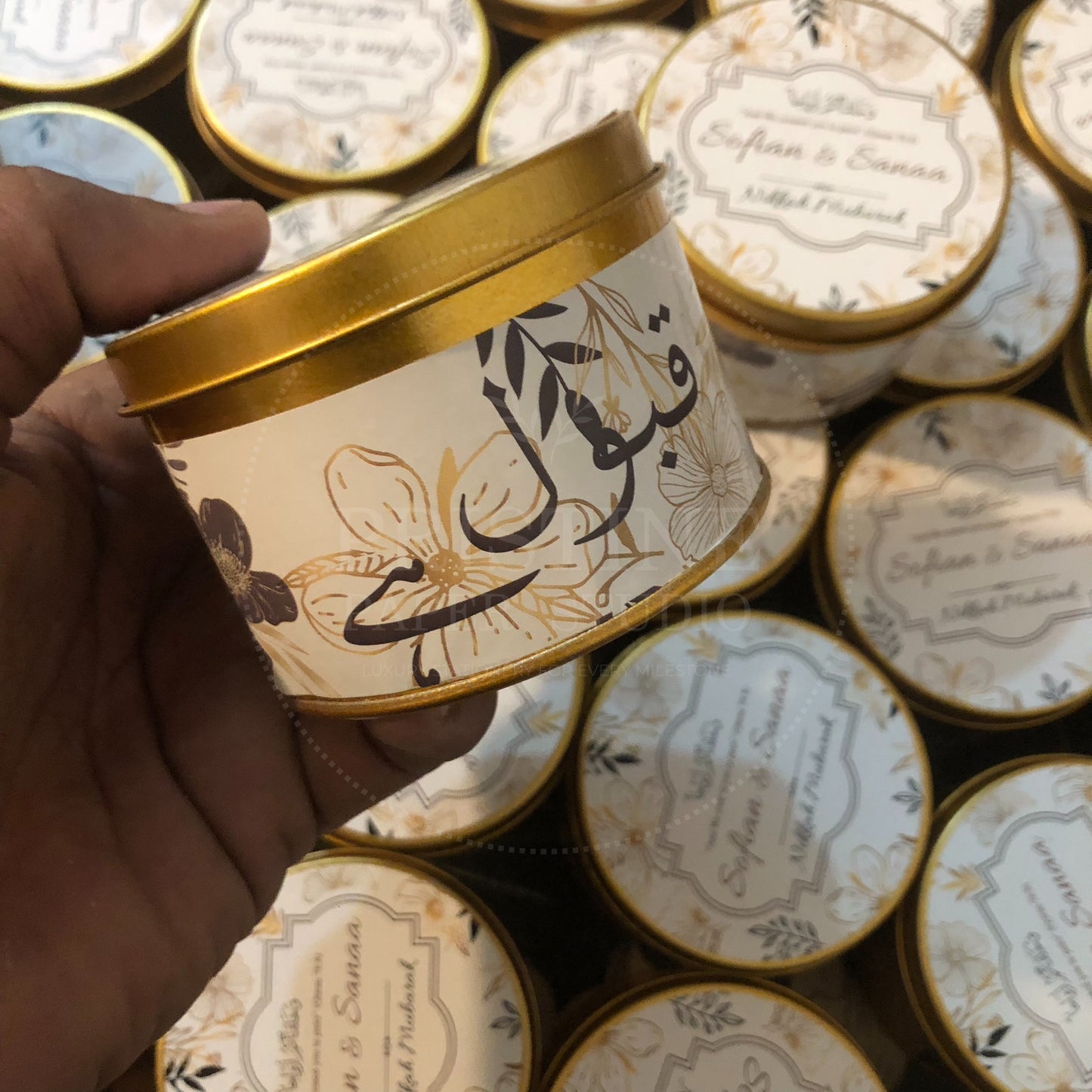Personalized Nikkah Tin Box for Wedding – TFB 005