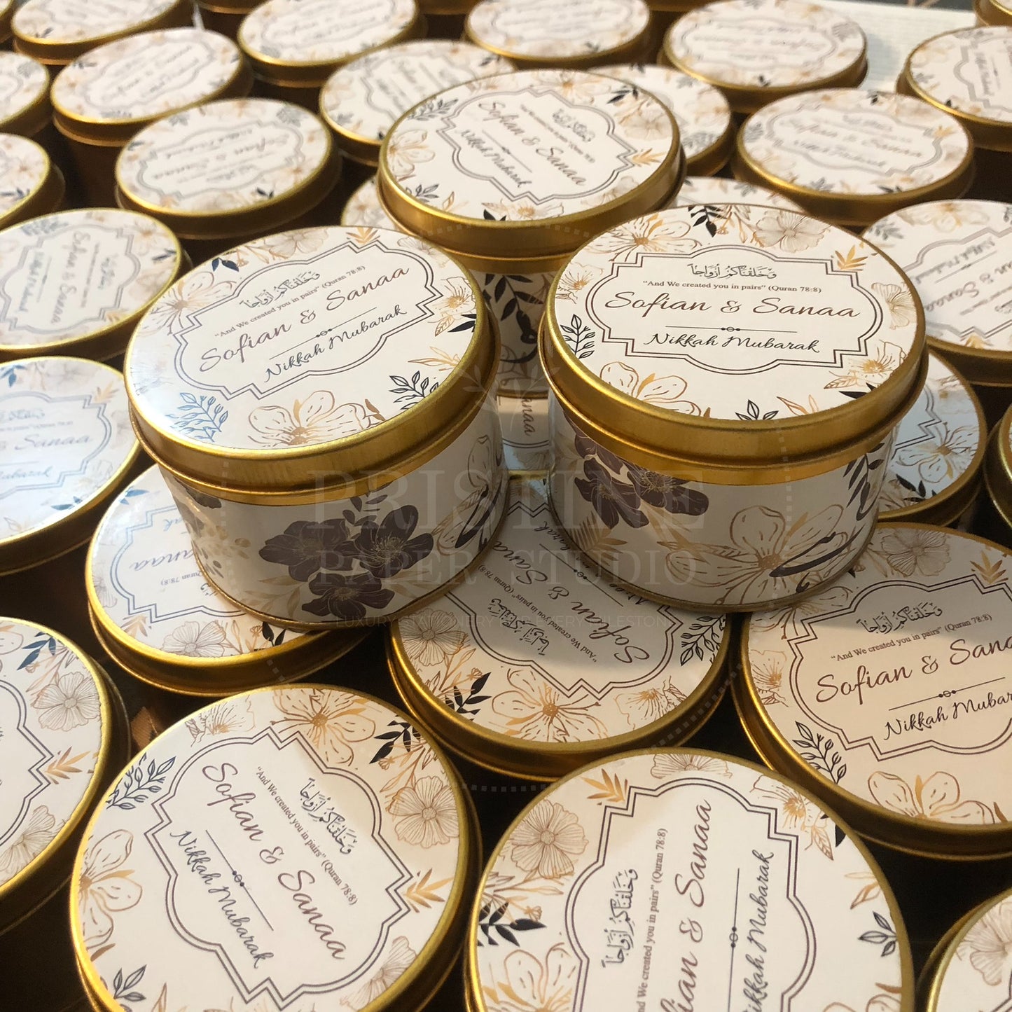 Personalized Nikkah Tin Box for Wedding – TFB 005