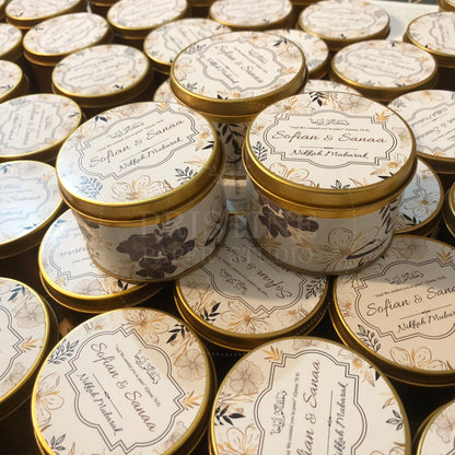 Personalized Nikkah Tin Box for Wedding – TFB 005