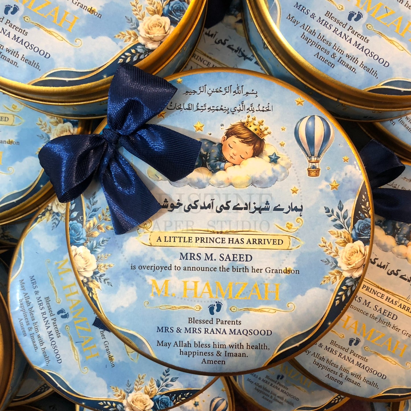 New Baby Boy Announcement Box | BB-129