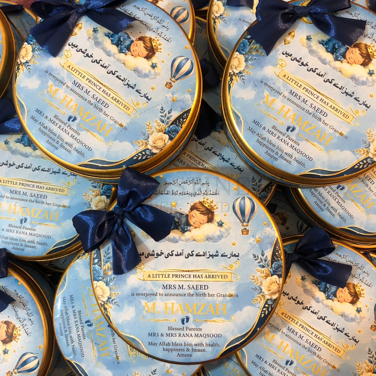 New Baby Boy Announcement Box | BB-129