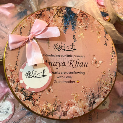 It's a Girl! Custom Birth Announcement Keepsake Box | BB-128