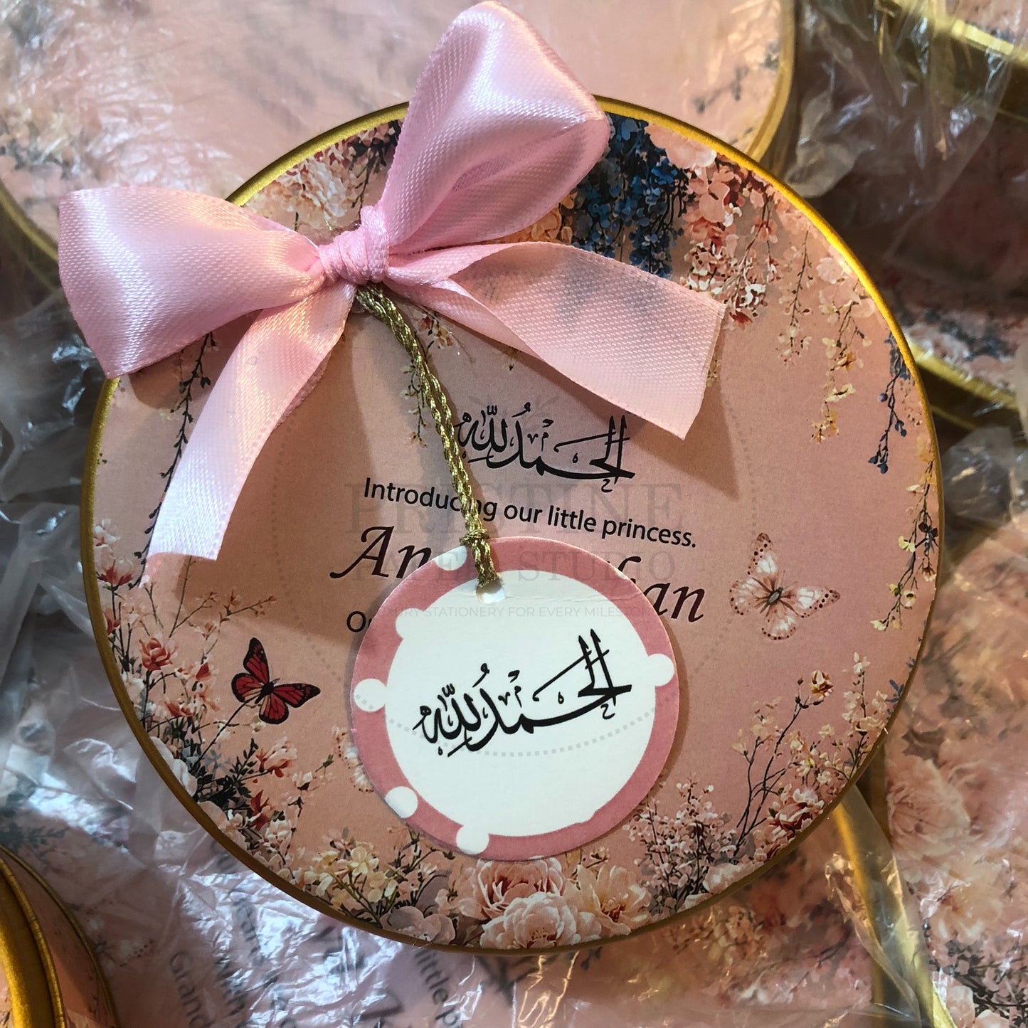 It's a Girl! Custom Birth Announcement Keepsake Box | BB-128