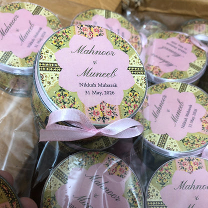 Elegant Muslim Wedding Nikkah Tin Box – TFB 019