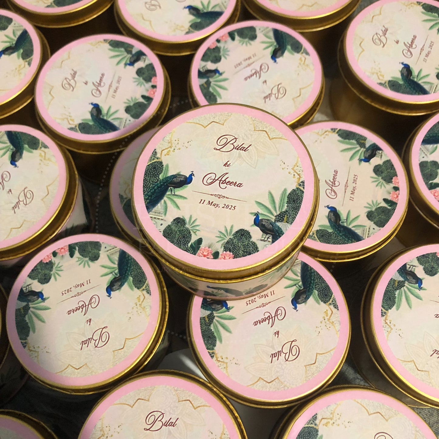 Customized Nikkah Tin Box for Wedding Gifts – TFB 009