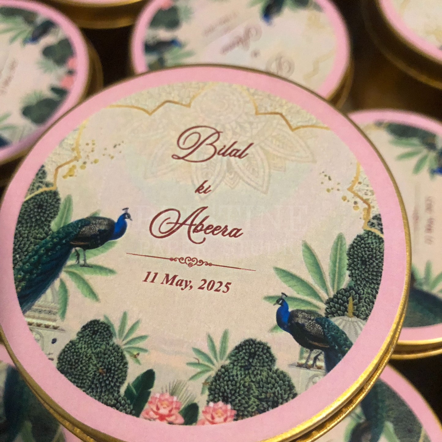 Customized Nikkah Tin Box for Wedding Gifts – TFB 009
