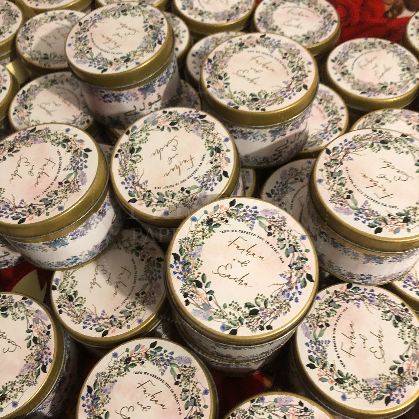 Beautiful Wedding Nikkah Tin Box – TFB 006