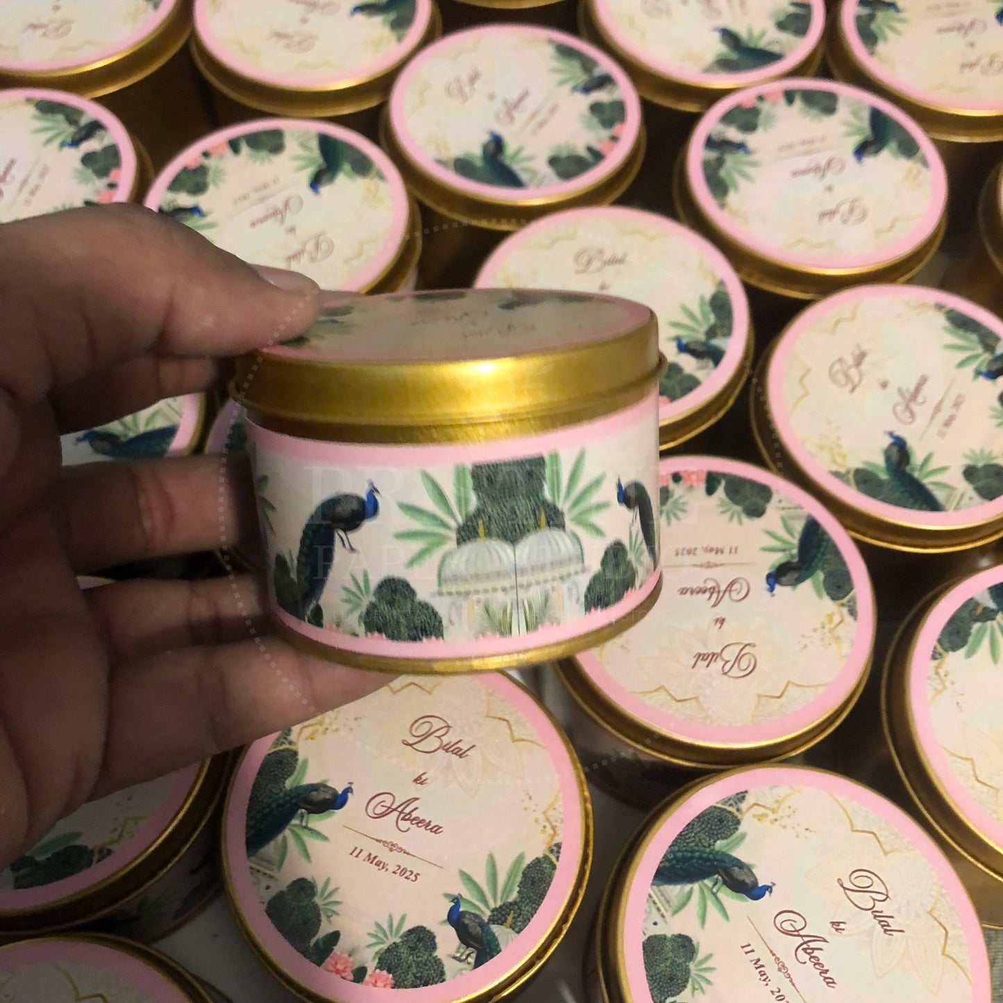 Customized Nikkah Tin Box for Wedding Gifts – TFB 009