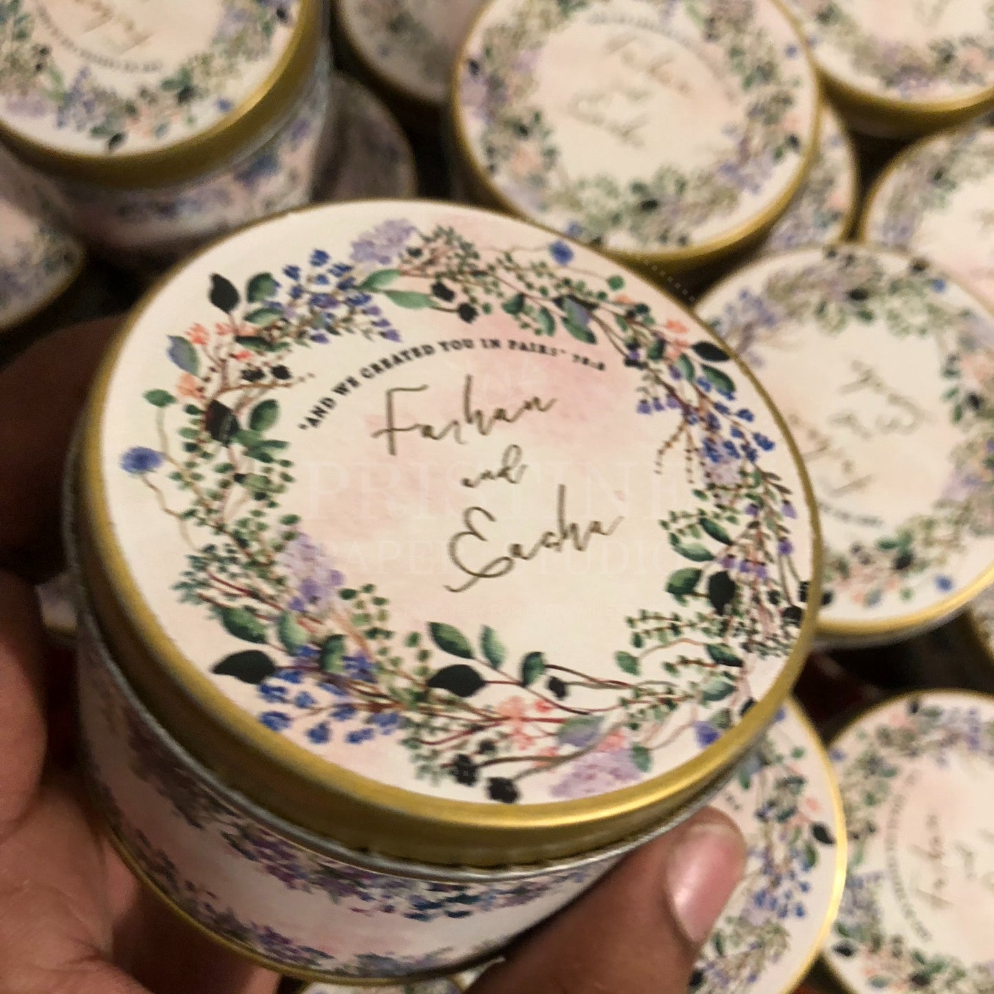 Beautiful Wedding Nikkah Tin Box – TFB 006