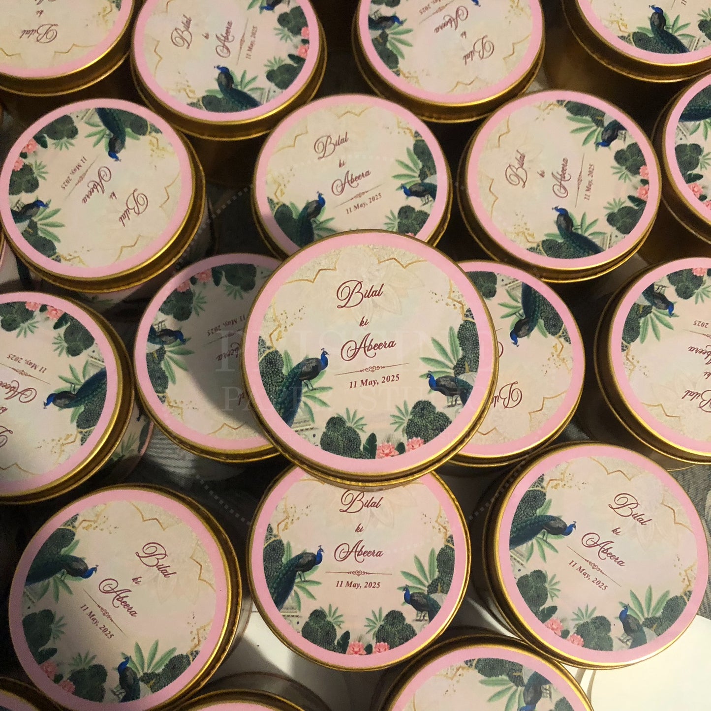 Customized Nikkah Tin Box for Wedding Gifts – TFB 009