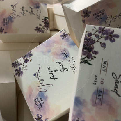 BB 015 — Floral Nikkah Bid Box Wedding Favor
