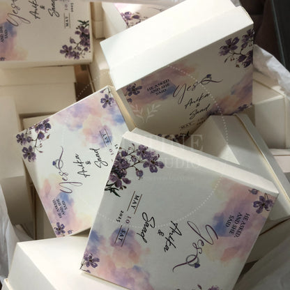 BB 015 — Floral Nikkah Bid Box Wedding Favor