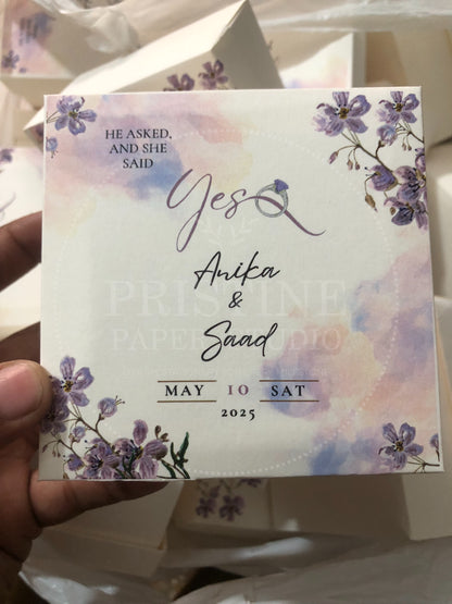 BB 015 — Floral Nikkah Bid Box Wedding Favor