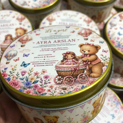 Custom Baby Princess Announcement Box | BB-134