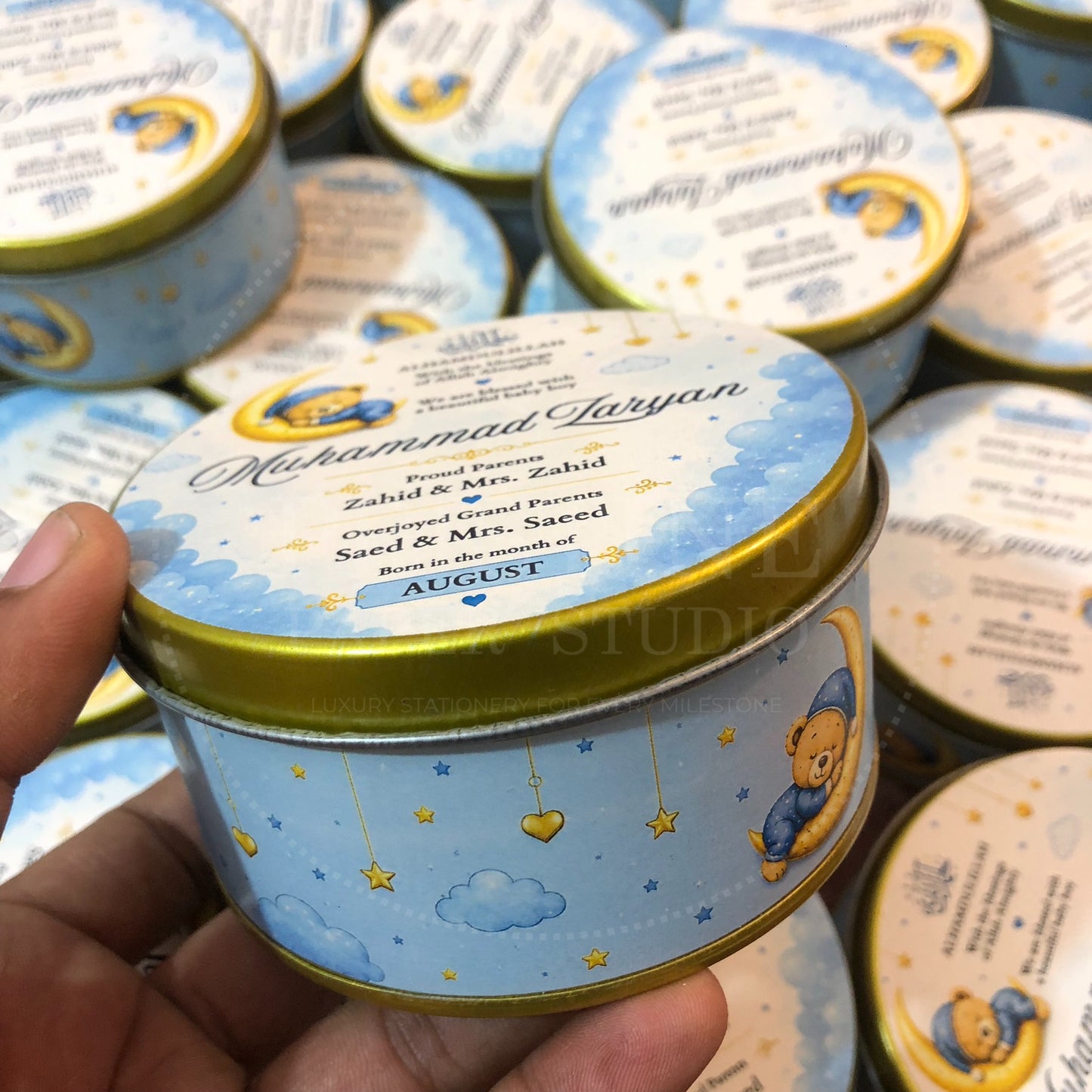 Adorable Baby Boy Birth Reveal Box  | BB-131