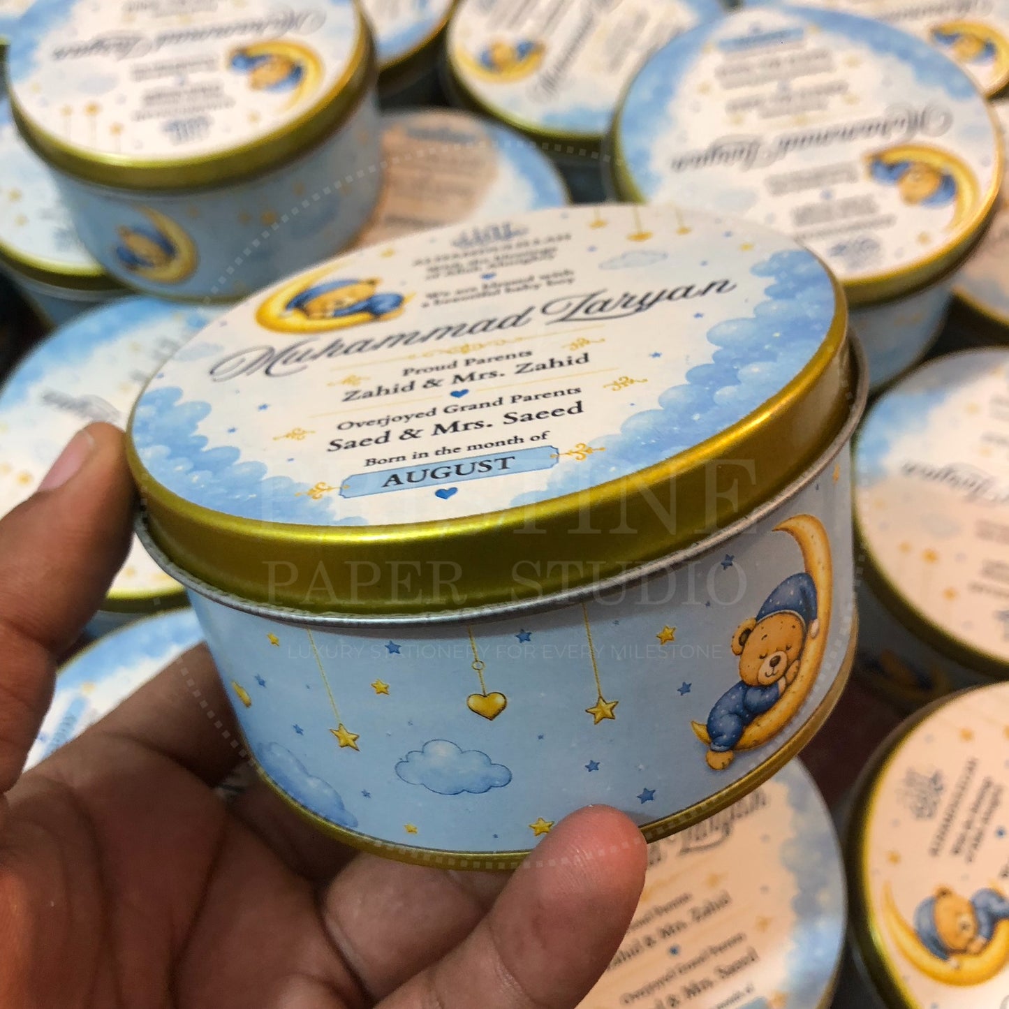 Adorable Baby Boy Birth Reveal Box  | BB-131