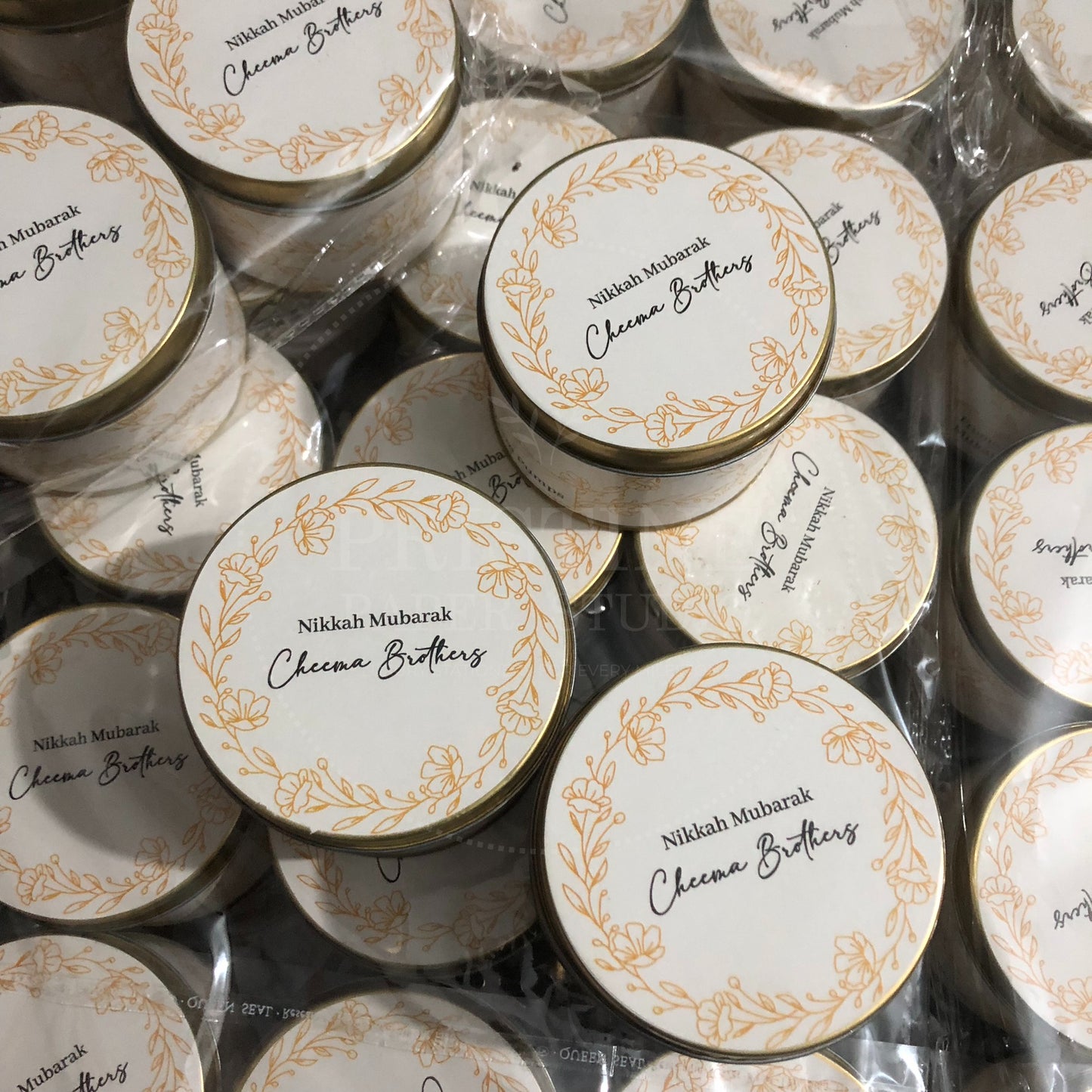 Luxury Wedding Favor Nikkah Tin Box – TFB 014