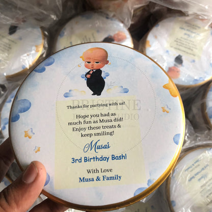 Personalized Baby Boy Announcement Box | BB-115