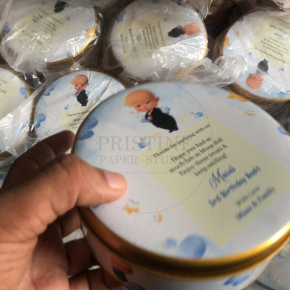Personalized Baby Boy Announcement Box | BB-115