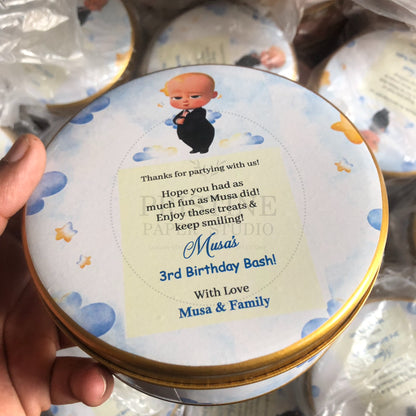 Personalized Baby Boy Announcement Box | BB-115