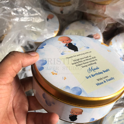 Personalized Baby Boy Announcement Box | BB-115