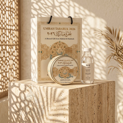 Umrah Tabarruk Gift Package – Beautiful Personalized Favor | UT - 008