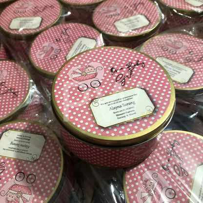 Baby Girl Birth Announcement Box | BB-105