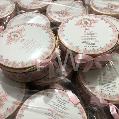 Baby Girl Birth Announcement Box | BB-103