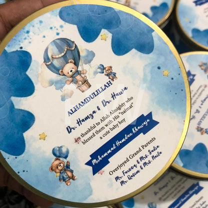 Baby Boy Birth Announcement Box | BB-113